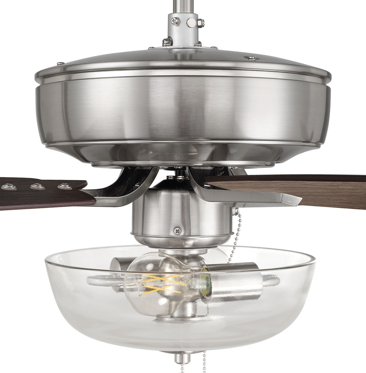 Craftmade - P101BNK5-52DWGWN - 52" Ceiling Fan - Pro Plus 101 - Brushed Polished Nickel