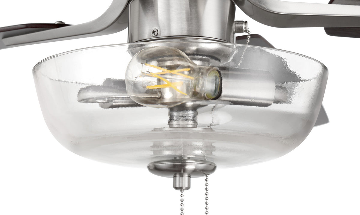 Craftmade - P101BNK5-52DWGWN - 52" Ceiling Fan - Pro Plus 101 - Brushed Polished Nickel