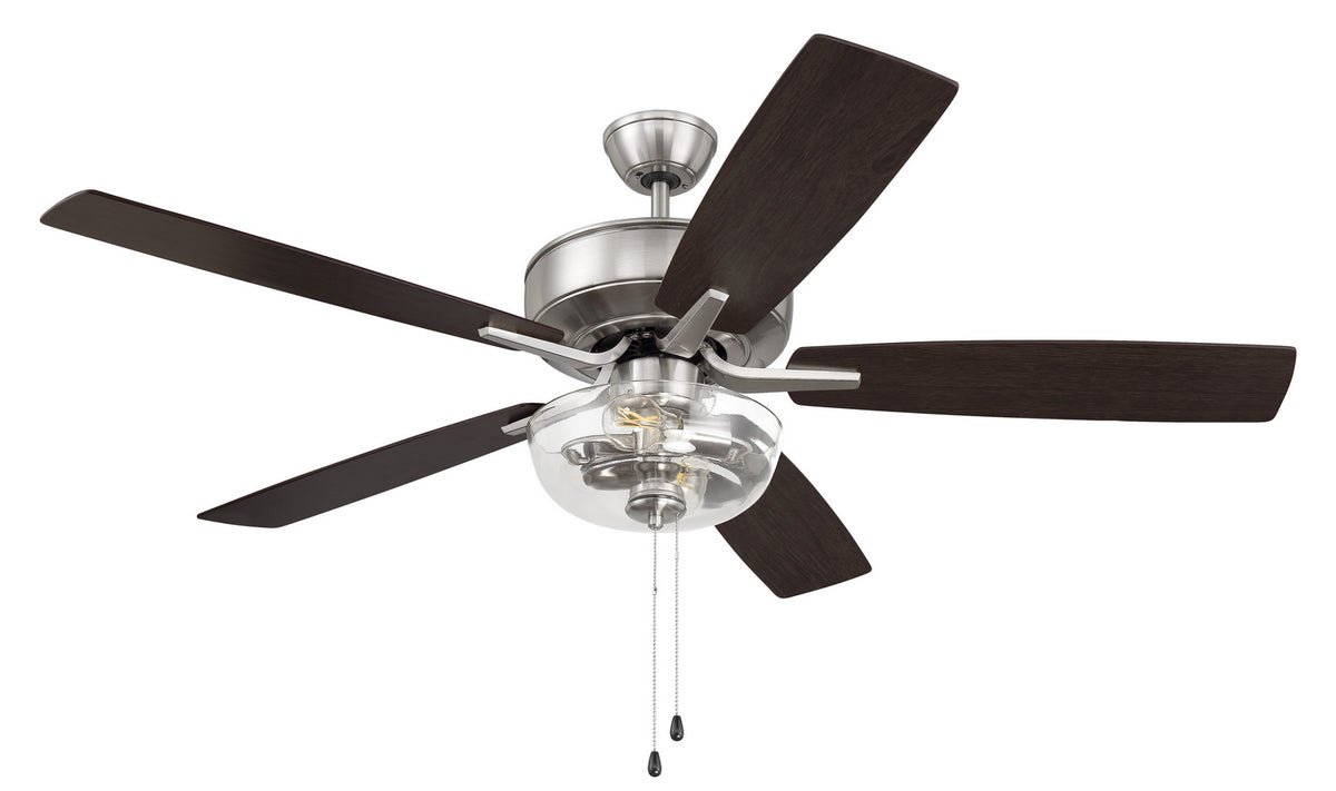 Craftmade - P101BNK5-52DWGWN - 52" Ceiling Fan - Pro Plus 101 - Brushed Polished Nickel