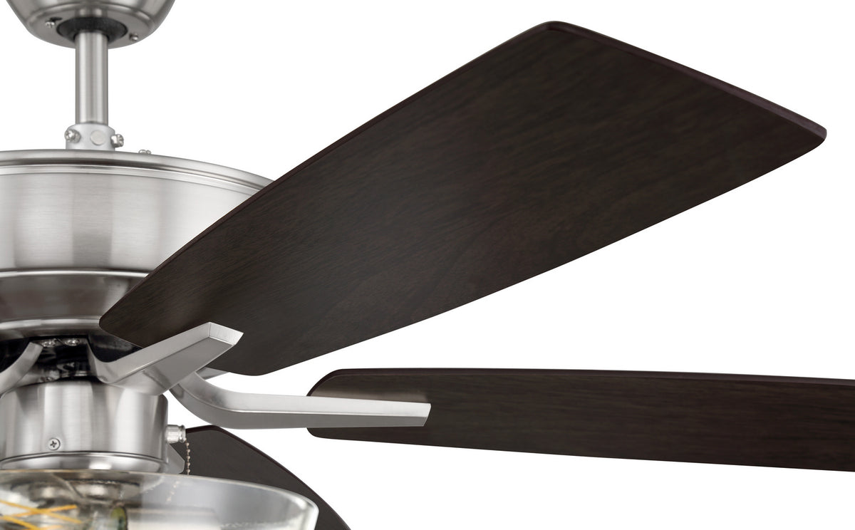 Craftmade - P101BNK5-52DWGWN - 52" Ceiling Fan - Pro Plus 101 - Brushed Polished Nickel