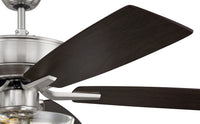 Craftmade - P101BNK5-52DWGWN - 52" Ceiling Fan - Pro Plus 101 - Brushed Polished Nickel