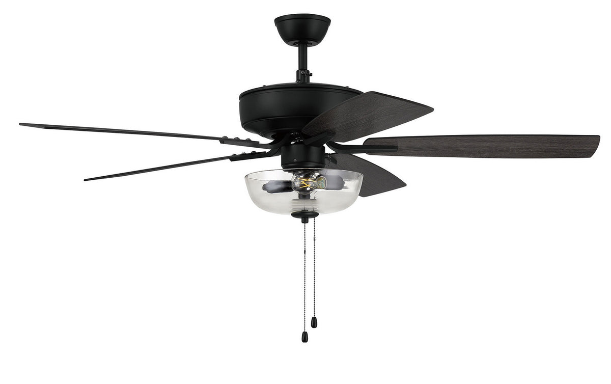 Craftmade - P101FB5-52FBGW - 52" Ceiling Fan - Pro Plus 101 - Flat Black