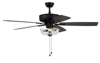 Craftmade - P101FB5-52FBGW - 52" Ceiling Fan - Pro Plus 101 - Flat Black
