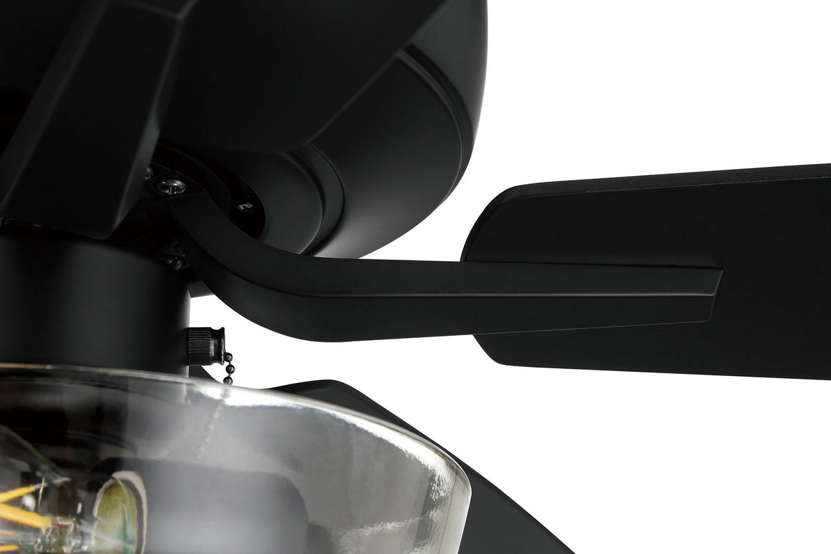 Craftmade - P101FB5-52FBGW - 52" Ceiling Fan - Pro Plus 101 - Flat Black
