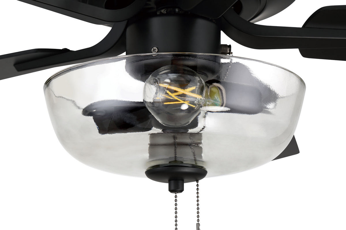 Craftmade - P101FB5-52FBGW - 52" Ceiling Fan - Pro Plus 101 - Flat Black