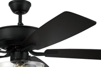 Craftmade - P101FB5-52FBGW - 52" Ceiling Fan - Pro Plus 101 - Flat Black