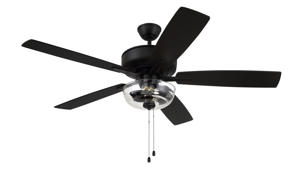 Craftmade - P101FB5-52FBGW - 52" Ceiling Fan - Pro Plus 101 - Flat Black
