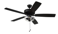 Craftmade - P101FB5-52FBGW - 52" Ceiling Fan - Pro Plus 101 - Flat Black