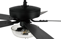 Craftmade - P101FB5-52FBGW - 52" Ceiling Fan - Pro Plus 101 - Flat Black