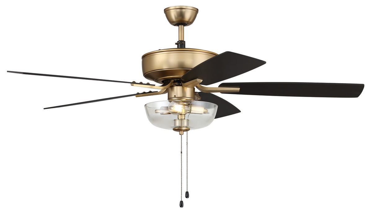 Craftmade - P101SB5-52BWNFB - 52" Ceiling Fan - Pro Plus 101 - Satin Brass