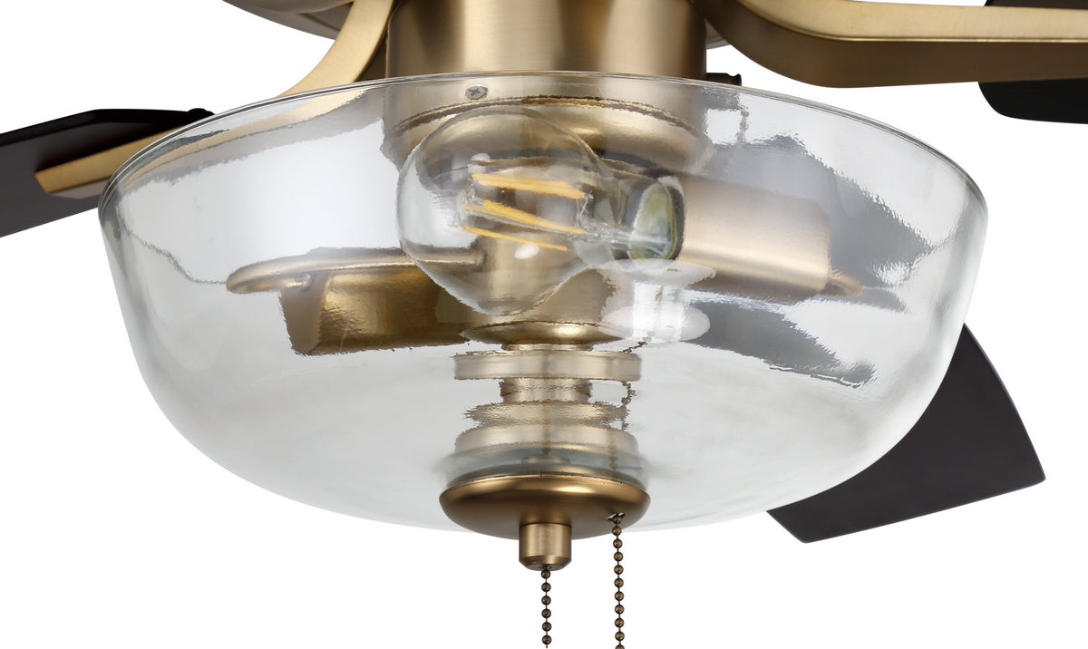 Craftmade - P101SB5-52BWNFB - 52" Ceiling Fan - Pro Plus 101 - Satin Brass