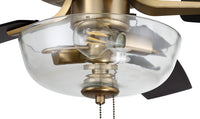 Craftmade - P101SB5-52BWNFB - 52" Ceiling Fan - Pro Plus 101 - Satin Brass