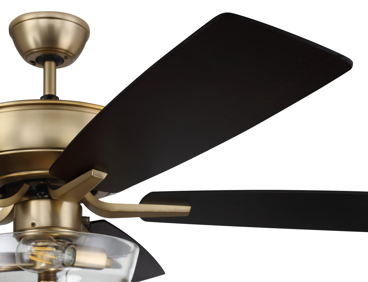 Craftmade - P101SB5-52BWNFB - 52" Ceiling Fan - Pro Plus 101 - Satin Brass