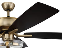 Craftmade - P101SB5-52BWNFB - 52" Ceiling Fan - Pro Plus 101 - Satin Brass