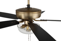 Craftmade - P101SB5-52BWNFB - 52" Ceiling Fan - Pro Plus 101 - Satin Brass