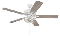 Craftmade - P101W5-52WWOK - 52" Ceiling Fan - Pro Plus 101 - White