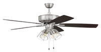 Craftmade - P104BNK5-52DWGWN - 52" Ceiling Fan - Pro Plus 104 - Brushed Polished Nickel