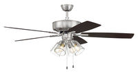 Craftmade - P104BNK5-52DWGWN - 52" Ceiling Fan - Pro Plus 104 - Brushed Polished Nickel