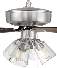Craftmade - P104BNK5-52DWGWN - 52" Ceiling Fan - Pro Plus 104 - Brushed Polished Nickel