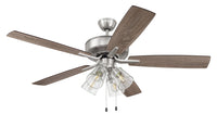Craftmade - P104BNK5-52DWGWN - 52" Ceiling Fan - Pro Plus 104 - Brushed Polished Nickel