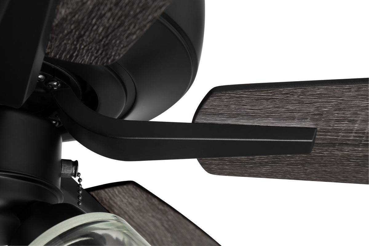 Craftmade - P104FB5-52FBGW - 52" Ceiling Fan - Pro Plus 104 - Flat Black