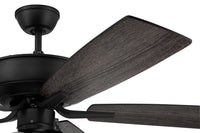 Craftmade - P104FB5-52FBGW - 52" Ceiling Fan - Pro Plus 104 - Flat Black