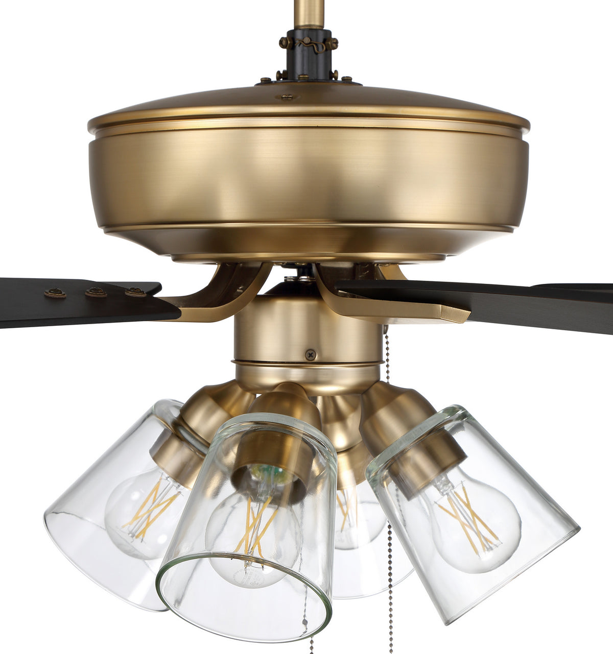 Craftmade - P104SB5-52BWNFB - 52" Ceiling Fan - Pro Plus 104 - Satin Brass