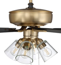 Craftmade - P104SB5-52BWNFB - 52" Ceiling Fan - Pro Plus 104 - Satin Brass