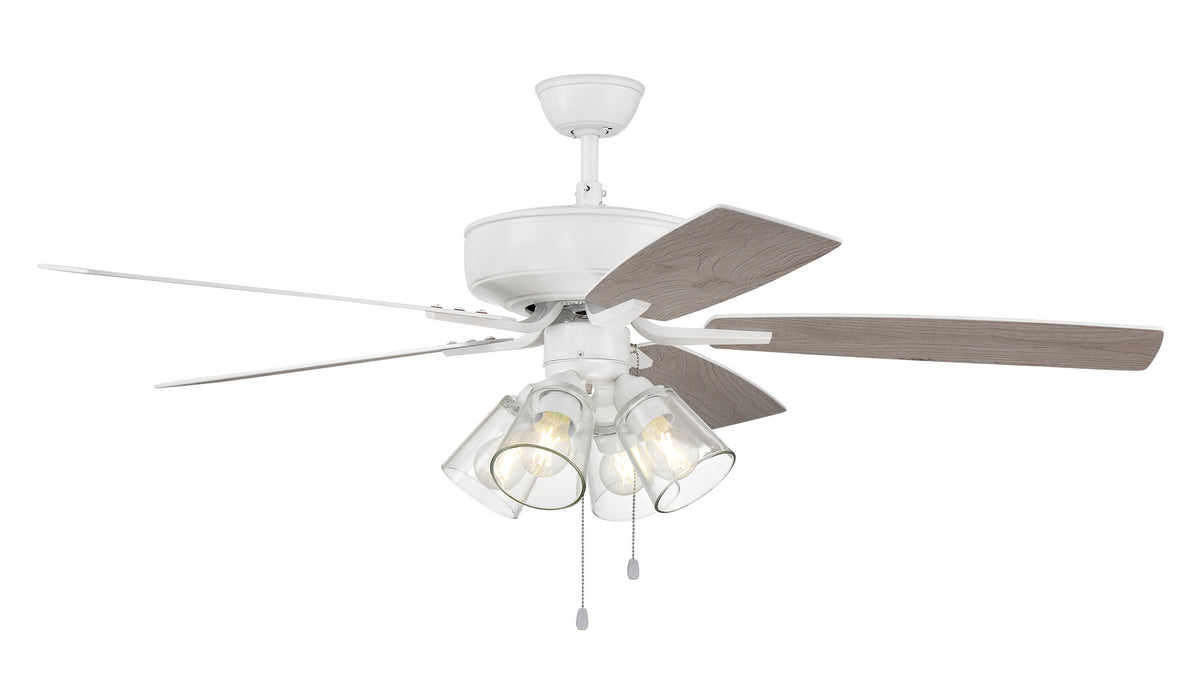 Craftmade - P104W5-52WWOK - 52" Ceiling Fan - Pro Plus 104 - White