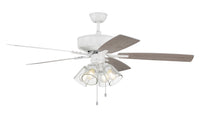 Craftmade - P104W5-52WWOK - 52" Ceiling Fan - Pro Plus 104 - White