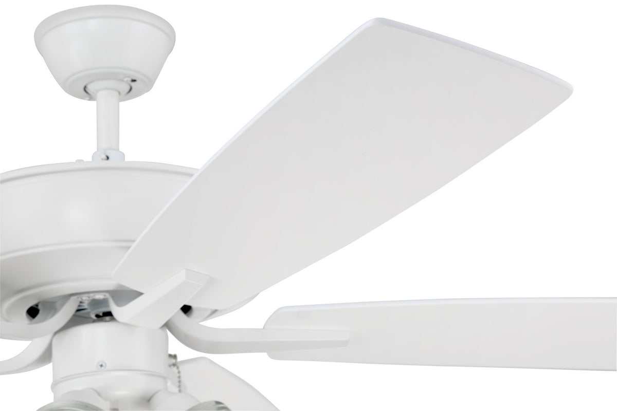Craftmade - P104W5-52WWOK - 52" Ceiling Fan - Pro Plus 104 - White