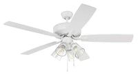 Craftmade - P104W5-52WWOK - 52" Ceiling Fan - Pro Plus 104 - White
