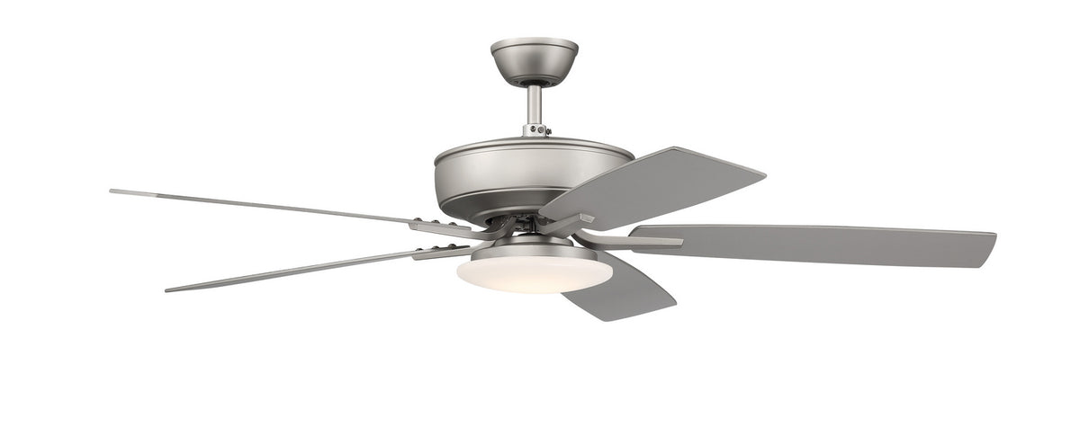 Craftmade - P112BN5-52BNGW - 52" Ceiling Fan - Pro Plus 112 - Brushed Nickel