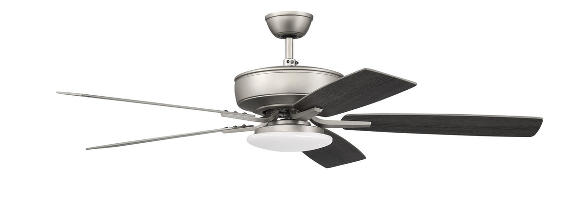 Craftmade - P112BN5-52BNGW - 52" Ceiling Fan - Pro Plus 112 - Brushed Nickel
