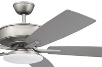 Craftmade - P112BN5-52BNGW - 52" Ceiling Fan - Pro Plus 112 - Brushed Nickel