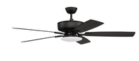 Craftmade - P112FB5-52FBGW - 52" Ceiling Fan - Pro Plus 112 - Flat Black