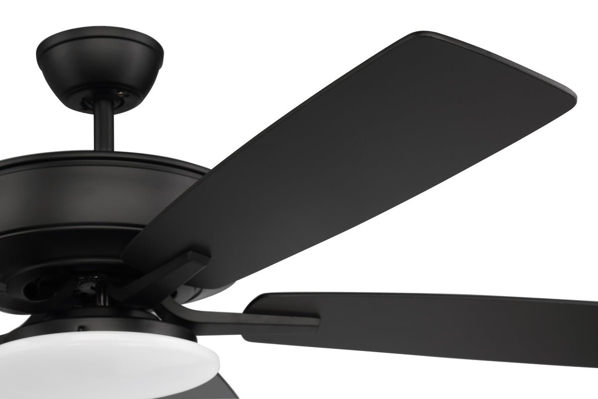 Craftmade - P112FB5-52FBGW - 52" Ceiling Fan - Pro Plus 112 - Flat Black
