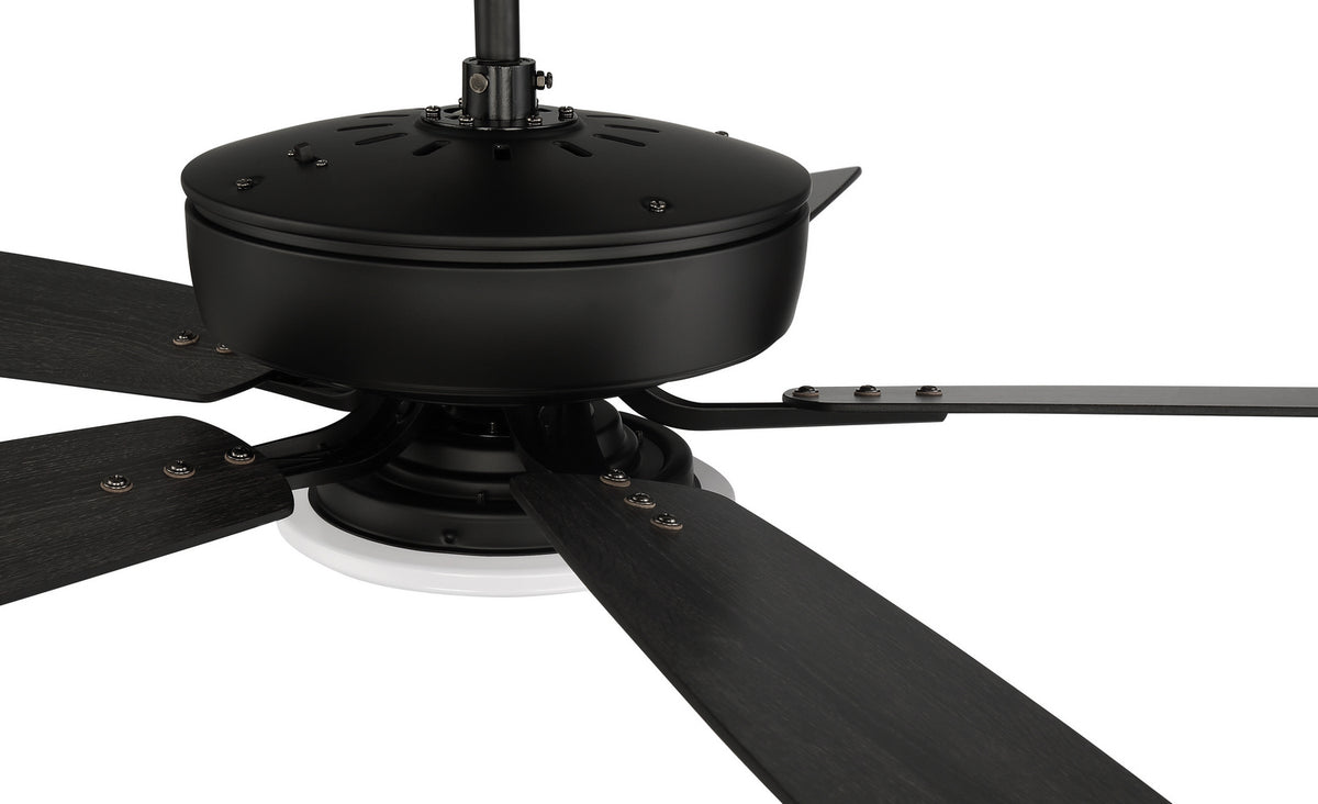 Craftmade - P112FB5-52FBGW - 52" Ceiling Fan - Pro Plus 112 - Flat Black