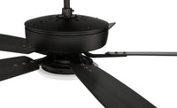 Craftmade - P112FB5-52FBGW - 52" Ceiling Fan - Pro Plus 112 - Flat Black