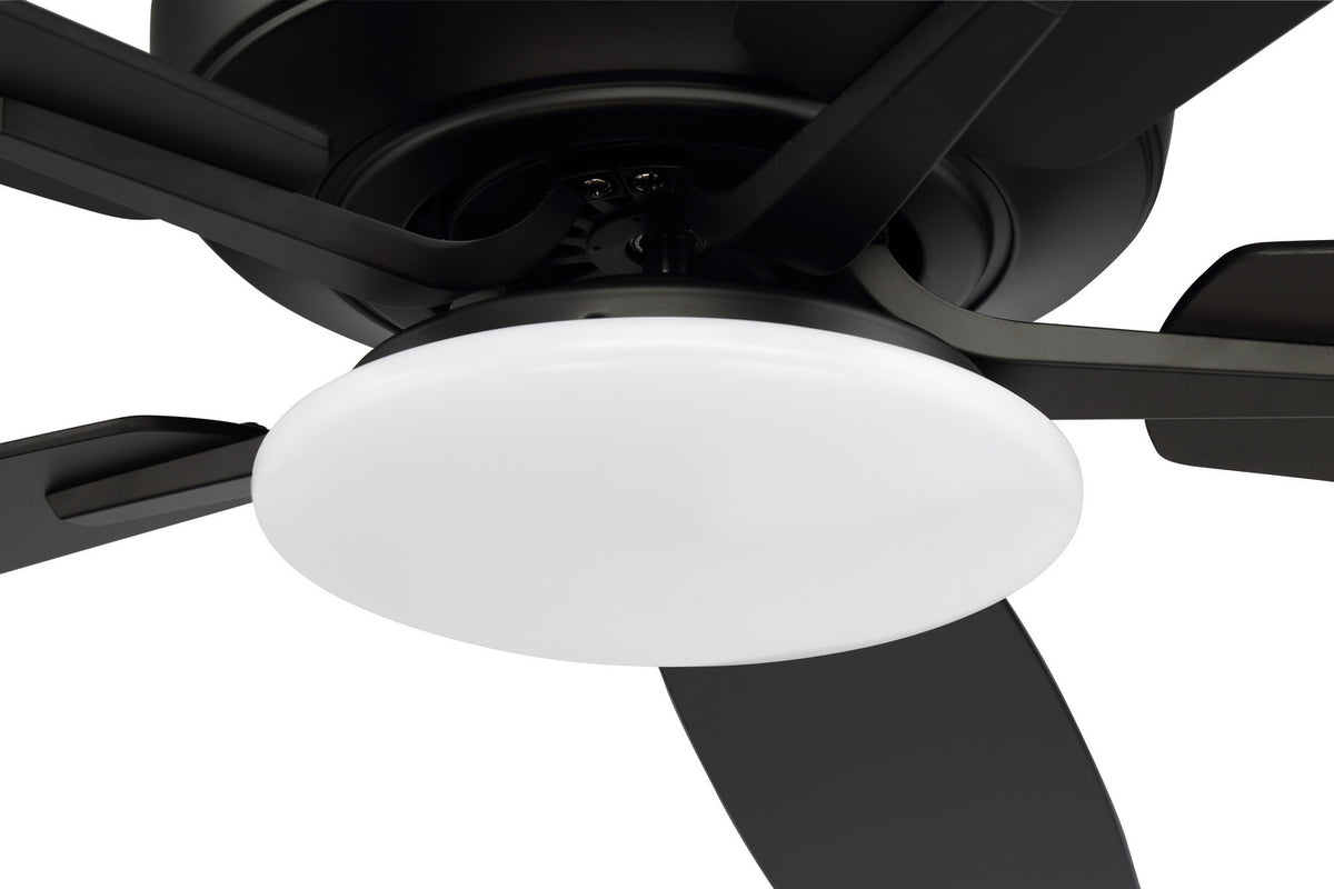 Craftmade - P112FB5-52FBGW - 52" Ceiling Fan - Pro Plus 112 - Flat Black