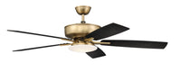 Craftmade - P112SB5-52BWNFB - 52" Ceiling Fan - Pro Plus 112 - Satin Brass
