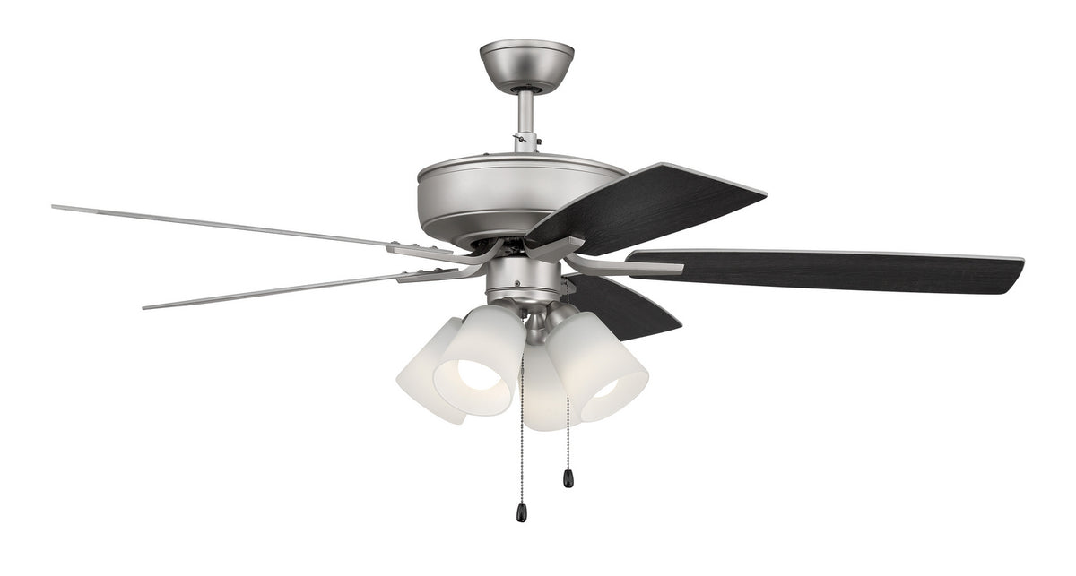 Craftmade - P114BN5-52BNGW - 52" Ceiling Fan - Pro Plus 114 - Brushed Nickel