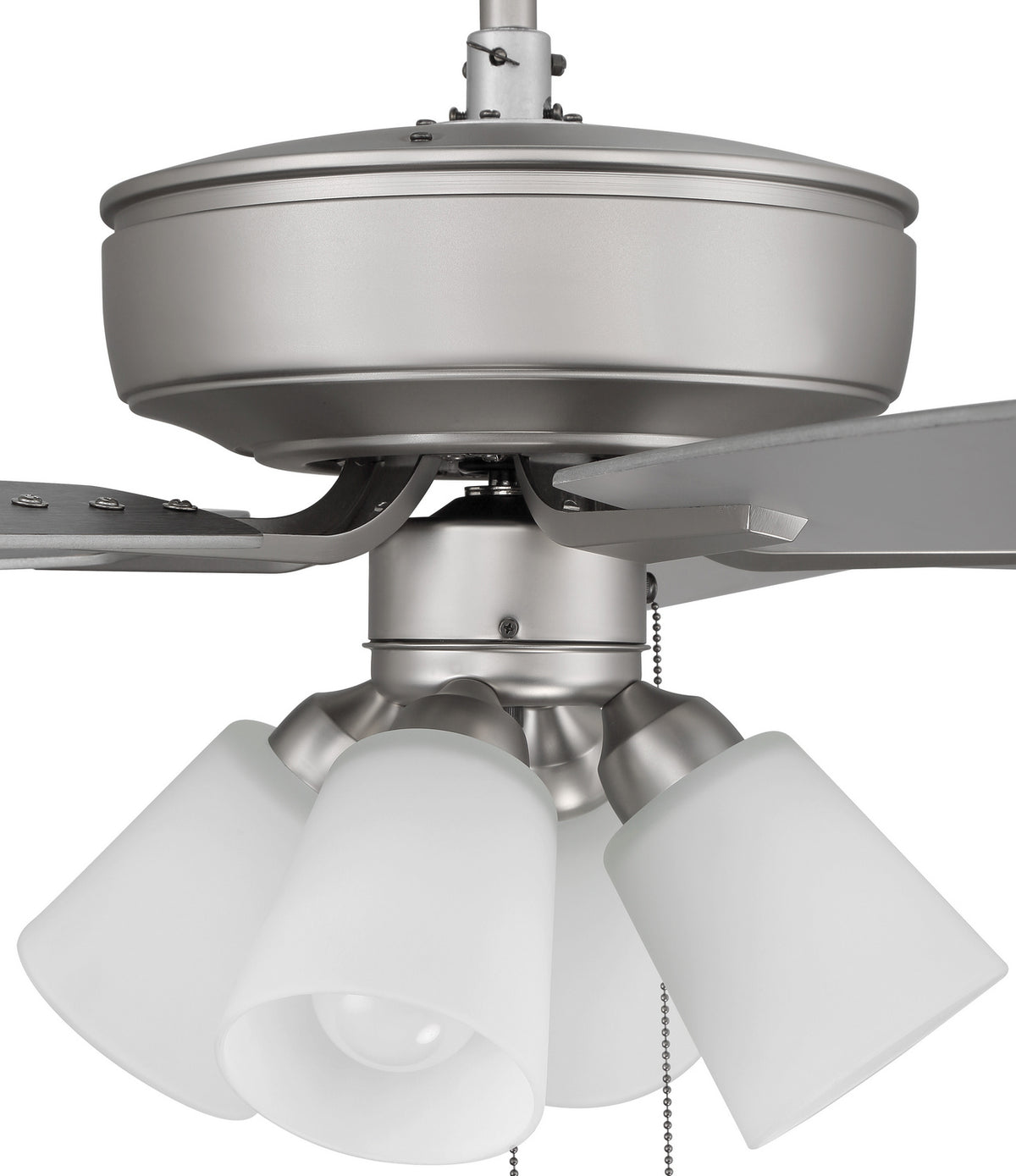 Craftmade - P114BN5-52BNGW - 52" Ceiling Fan - Pro Plus 114 - Brushed Nickel