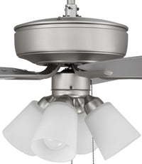 Craftmade - P114BN5-52BNGW - 52" Ceiling Fan - Pro Plus 114 - Brushed Nickel