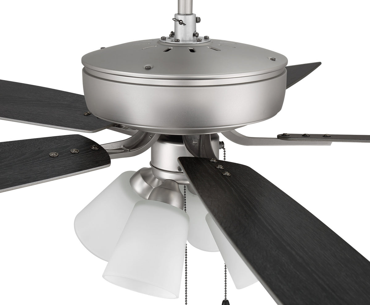 Craftmade - P114BN5-52BNGW - 52" Ceiling Fan - Pro Plus 114 - Brushed Nickel