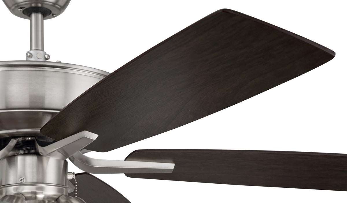 Craftmade - P114BNK5-52DWGWN - 52" Ceiling Fan - Pro Plus 114 - Brushed Polished Nickel