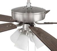 Craftmade - P114BNK5-52DWGWN - 52" Ceiling Fan - Pro Plus 114 - Brushed Polished Nickel