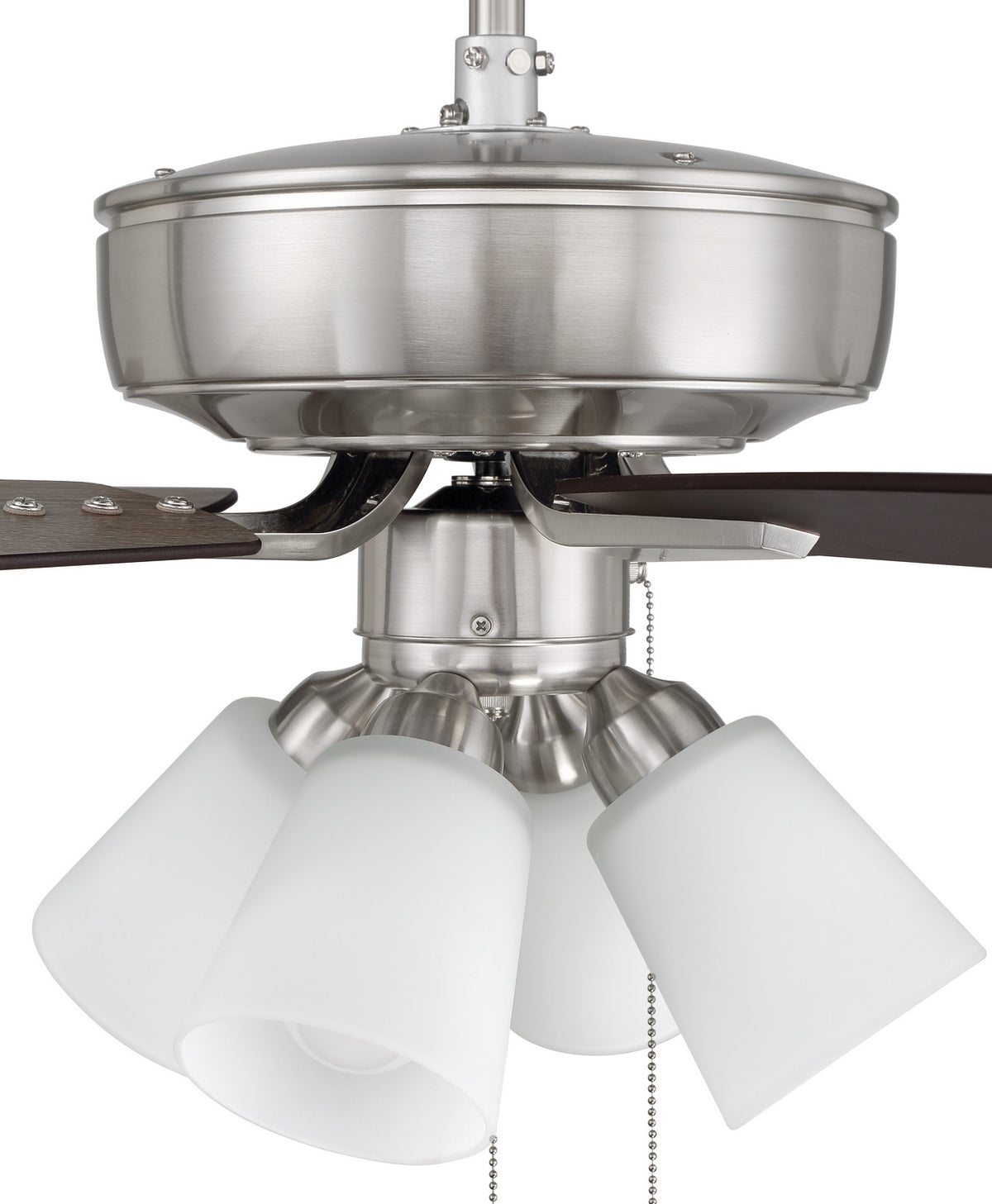 Craftmade - P114BNK5-52DWGWN - 52" Ceiling Fan - Pro Plus 114 - Brushed Polished Nickel