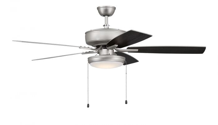 Craftmade - P119BN5-52BNGW - 52" Ceiling Fan - Pro Plus 119 - Brushed Nickel
