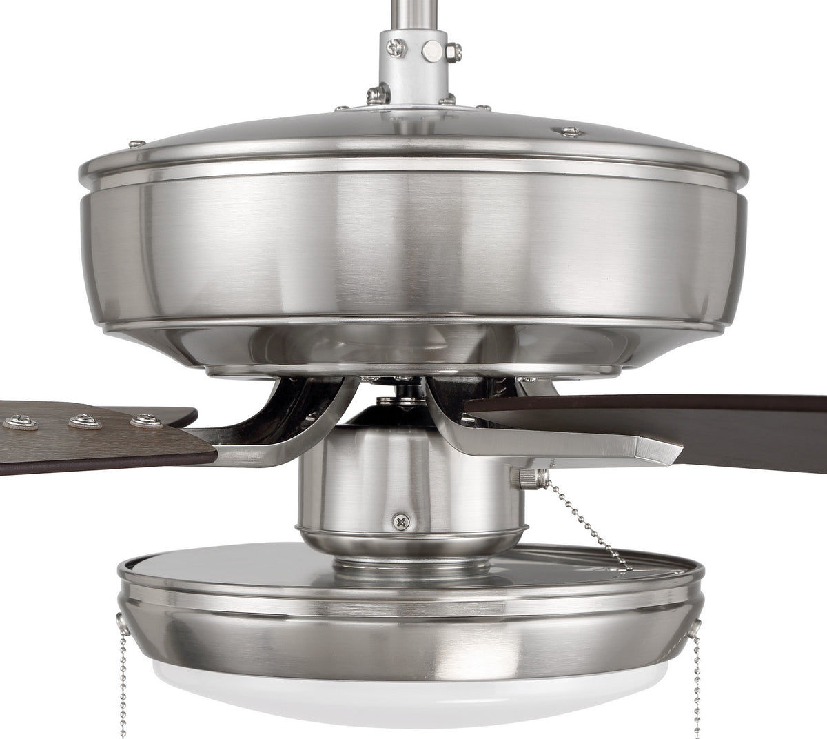 Craftmade - P119BNK5-52DWGWN - 52" Ceiling Fan - Pro Plus 119 - Brushed Polished Nickel